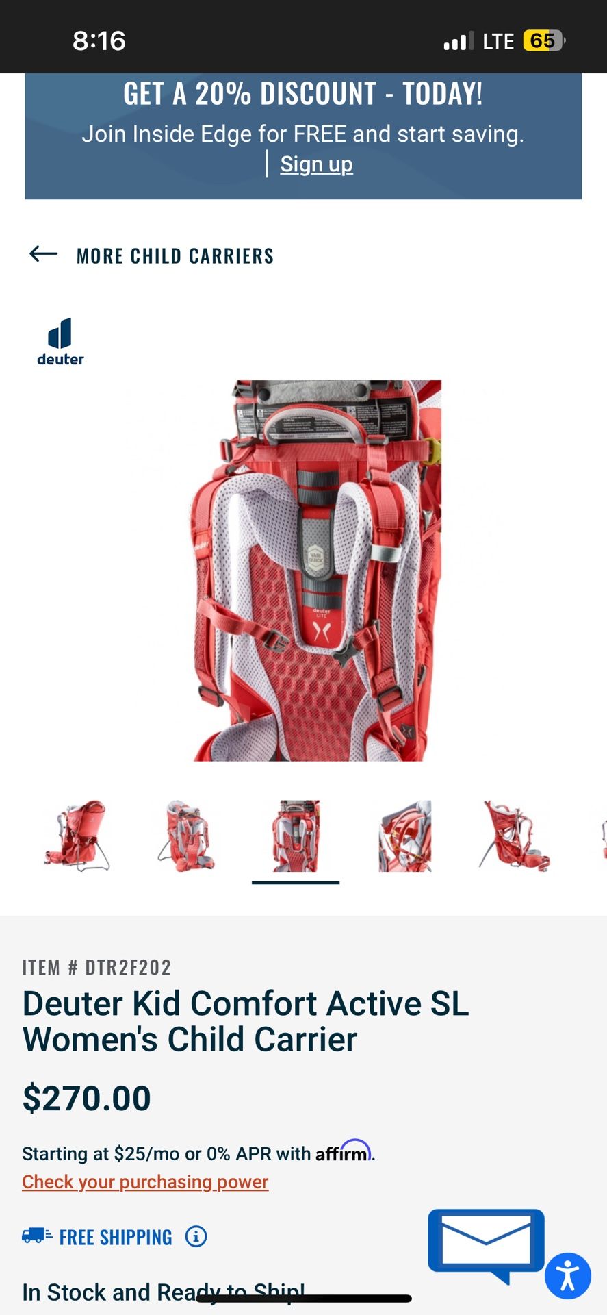 Baby Hiking Carrier
