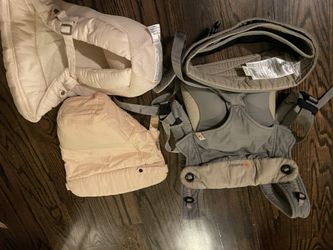 Ergobaby Omni 360 Cool Air Mesh All Position Breatheable Baby Carrier with Lumbar Supportt and 2 new born/ infant inserts 