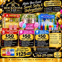Party Concession Machines