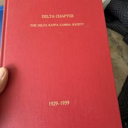 RARE Delta Kappa Gamma Society Minute Books 