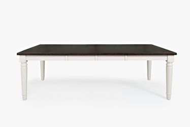 Orchard Park Dark Brown/Light Grey Rect. Ext Table
