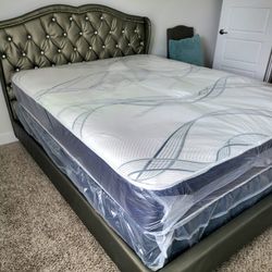 NEW QUEEN MATTRESS WITH BOX SPRING 🔝 ALL SIZES IN STOCK