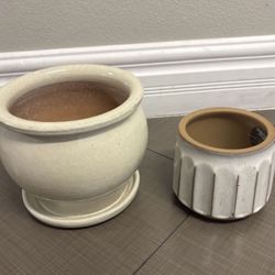 Heavy Ceramic Pottery Plant Pot 