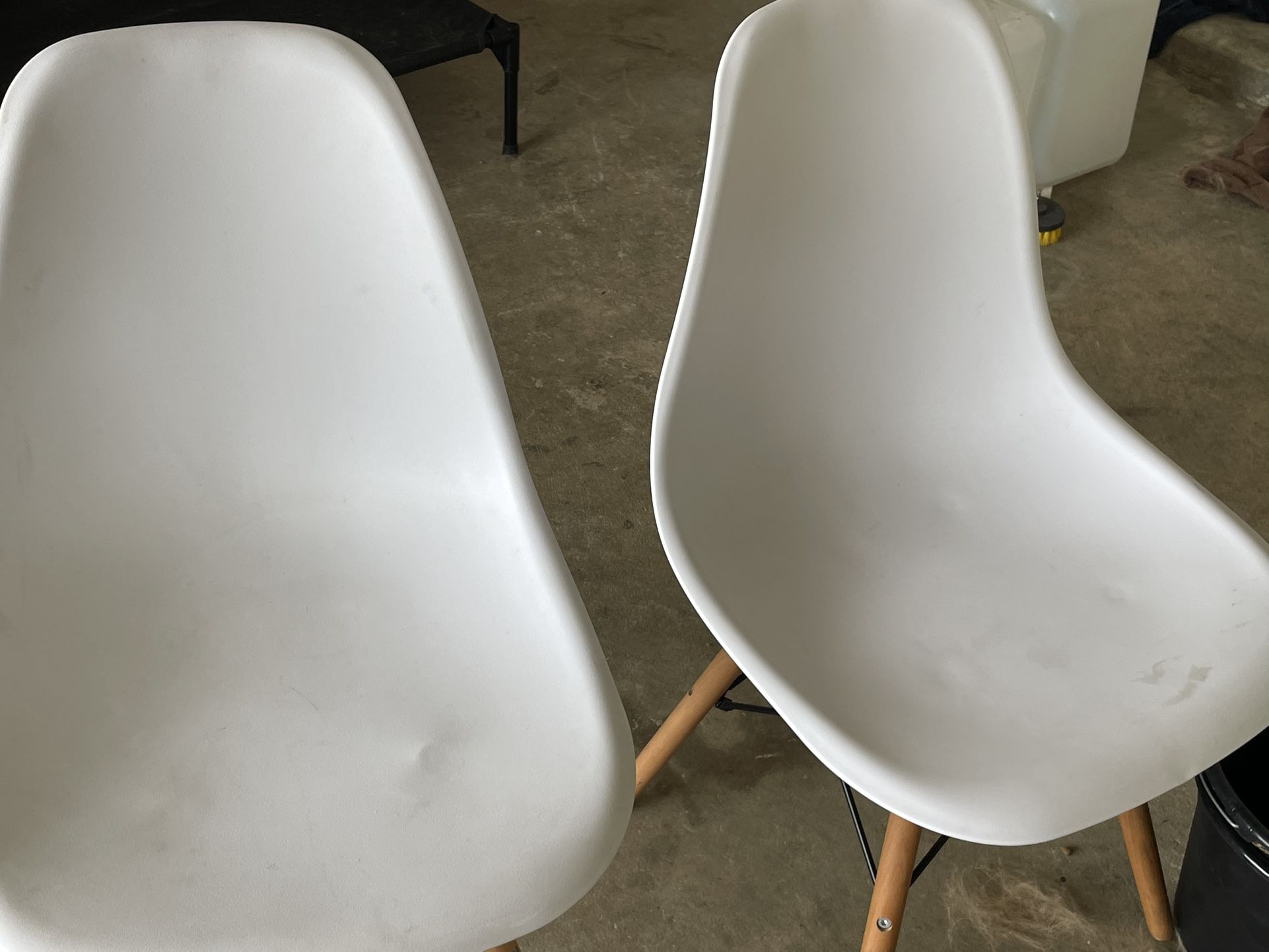 Free Five White Chairs