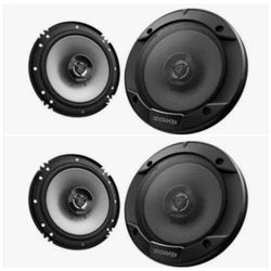2x Pairs Of Kenwood 6½" Speakers 
