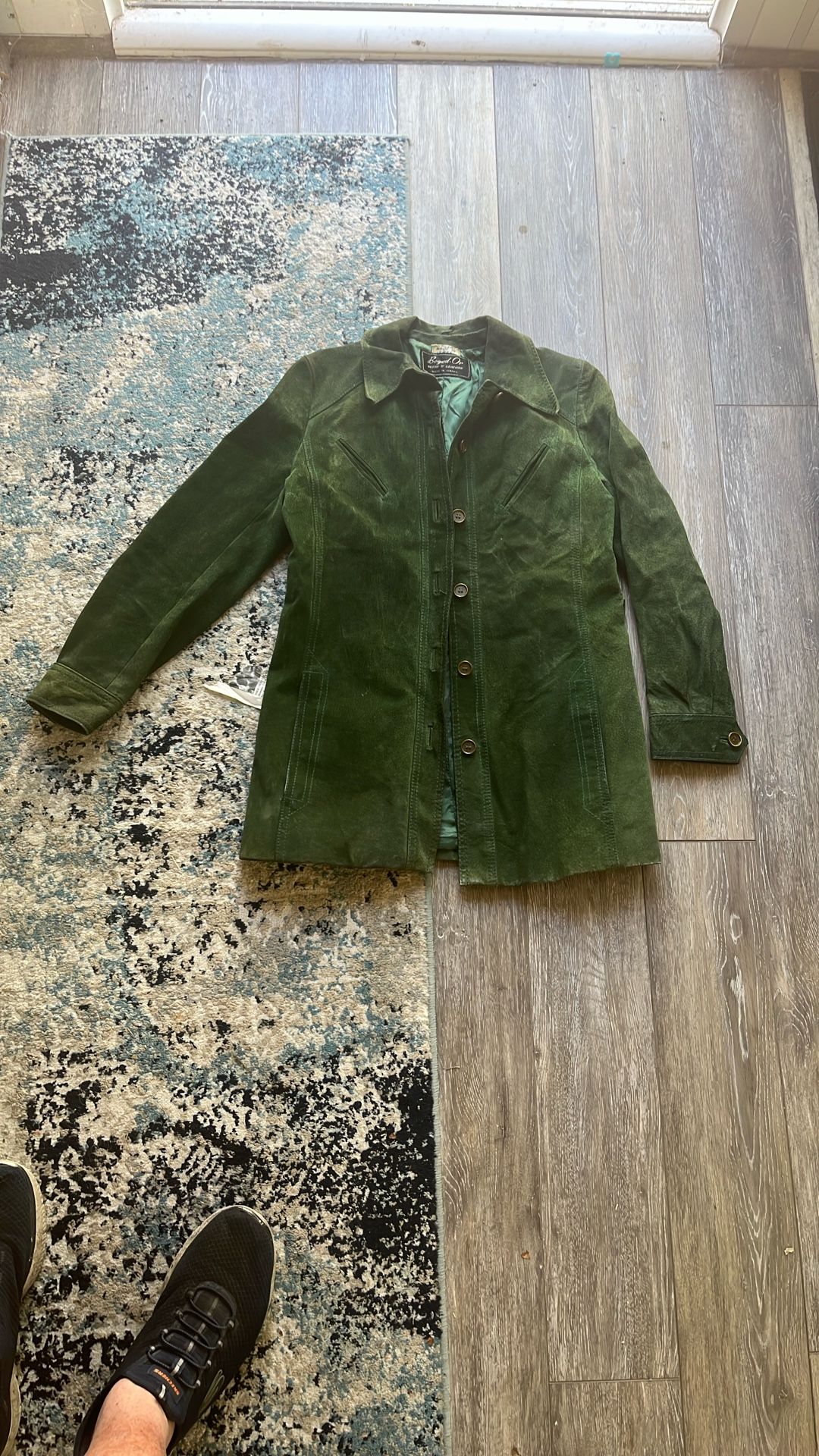 Vintage Beveled-Or Suede Jacket