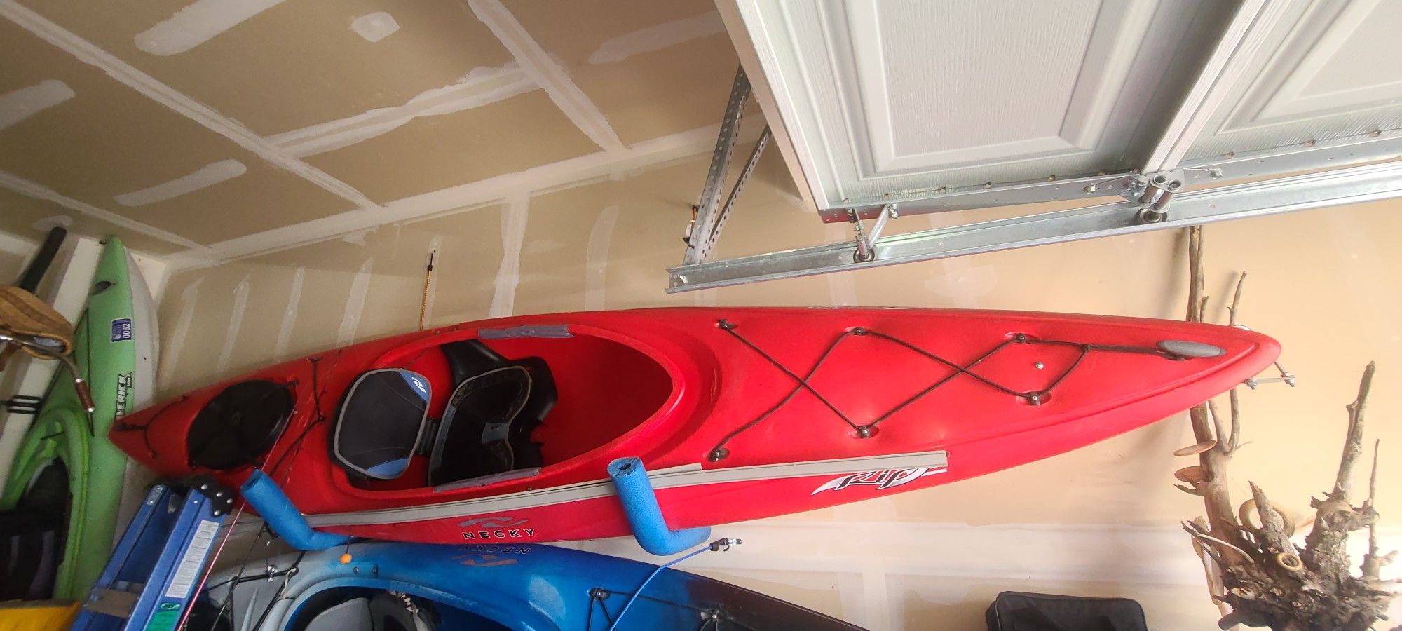 Necky Rip 12 feet Kayak-with Carlisle paddle- Red- Great condition