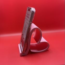 Pink 3D Printed Phone Stand 