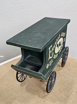 Vintage Style Farmhouse Wooden Dairy Wagon Décor/Kitchen Dining décor/Plant holder/