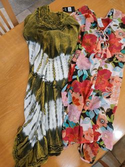 Plus size swimsuit coverups bundle