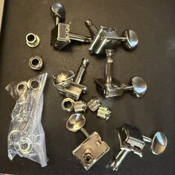 Vintage Style Telecaster Tuners Six In A Line 