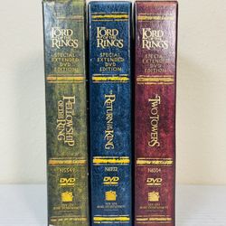 Lord of the Rings Motion Picture Trilogy Special Extended Edition 12 DVD Set