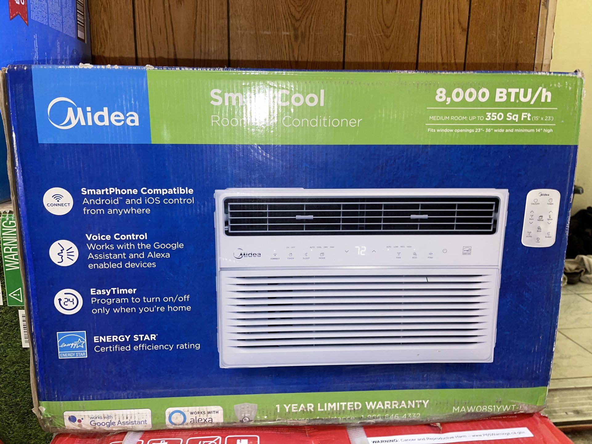Midea 8,000 BTU Smart Air Conditioner