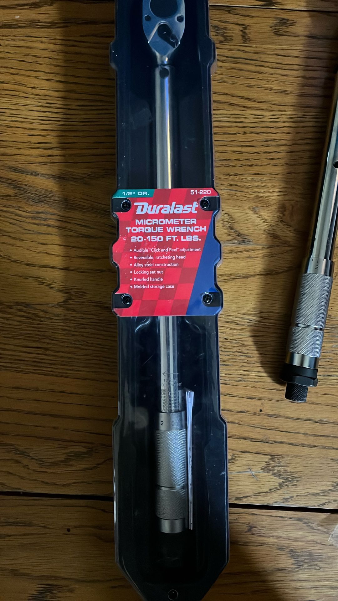 Duralast Micrometer Torque Wrench