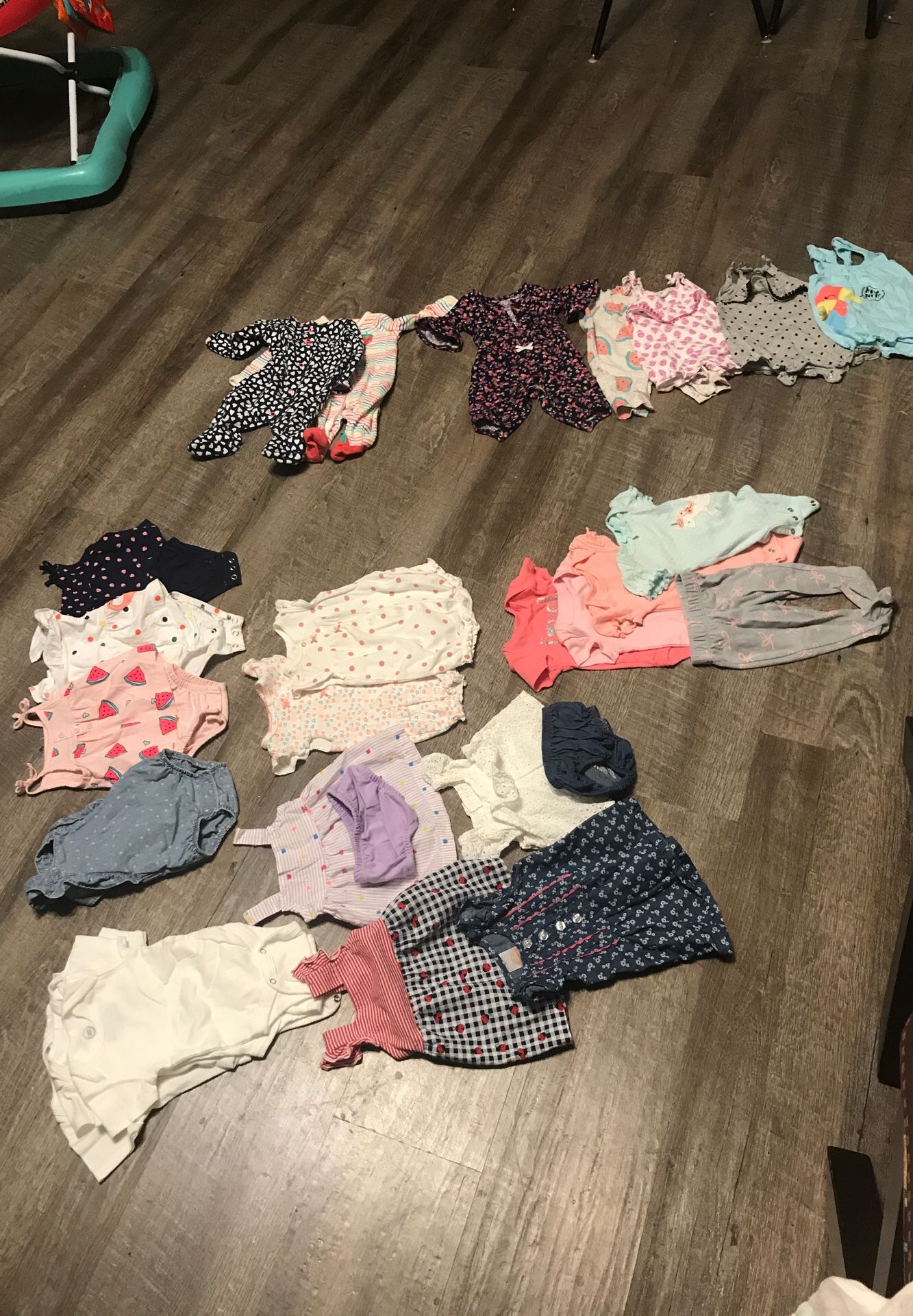 Newborn baby girl clothes lot/bundle