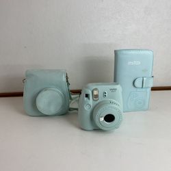 Fujifilm Instax Mini 9 Instant Camera & Case- Teal