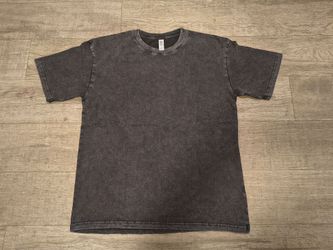 Vintage Black Washed Tee – Casual Streetwear Style