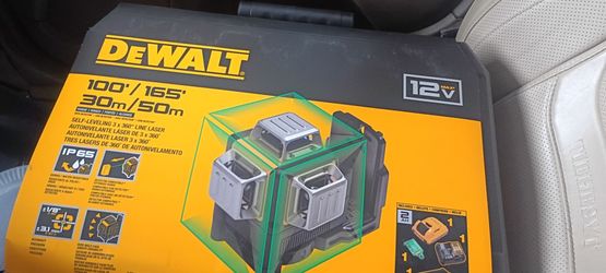 DeWalt self leveling 3x60 line laser