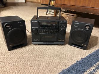 Vintage Sony CFD-440 CD Radio Cassette Boombox β Radio Works β Repair/Parts