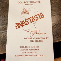 X 3 1960s Southeast Missouri State College Play Programs 