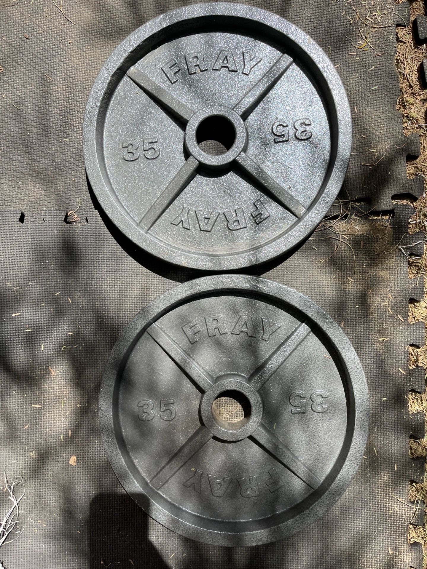 35lb Olympic weight plate set