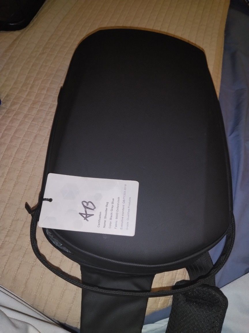 Hard Shell Sling Bag for Men Crossbody Backpack