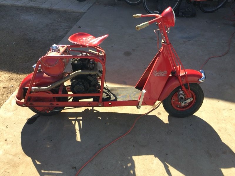 1957 Cushman Highlander scooter with title.