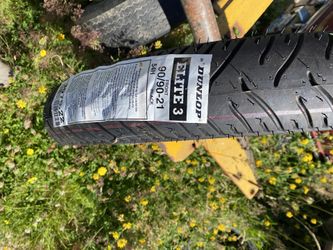 Brand new with tube Dunlop motorcycle tire