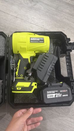 Pro Blower,Seese Turbo Jet Blower 1000g,Cordless Leaf Blower,Ultra-Light 1200 CFM 200 MPH Handheld Leaf Blower,Long Runtime for Car, Lawn,Garage & Sno