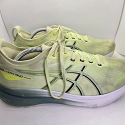 Asics Gel Kayano 31 Shoes Men's 11 Wide Green Running Athletic Distance Sneakers