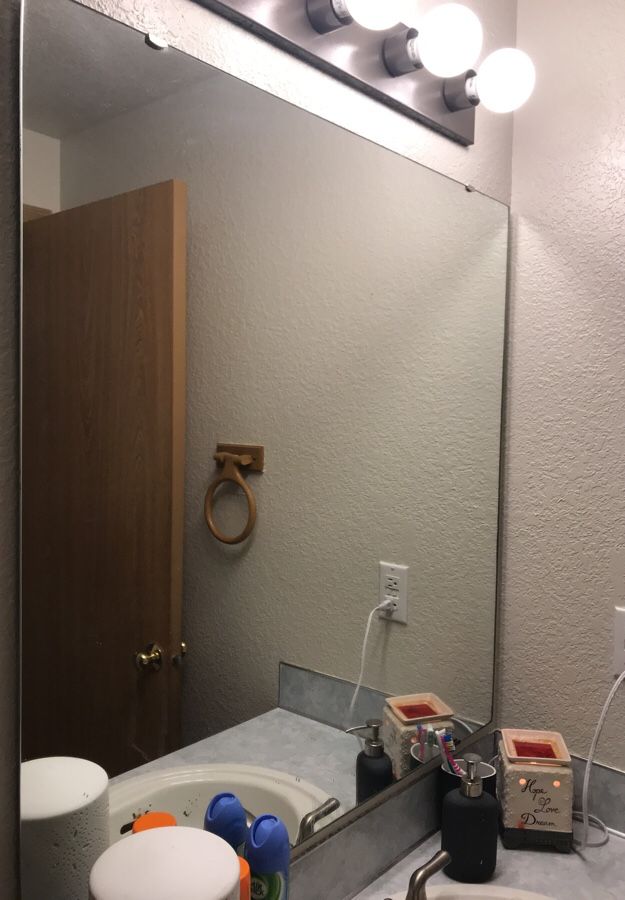 Bathroom vanity mirror