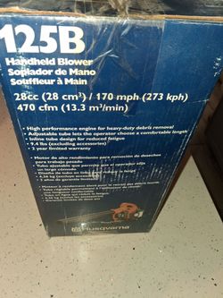 Husqvana blower 125B