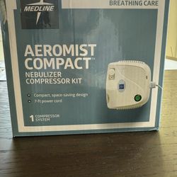 Medline AeroMist Compact Nebulizer Compressor Kit - New