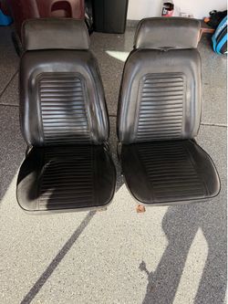 1969 Camaro Original Front Bucket Seats (Pair) - Core / Restoration