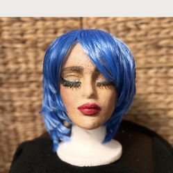 Blue Wig