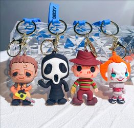 Horror Keychains Multiple Styles To Pick From, Leatherface, Ghost Killer Pickup Is $5Each