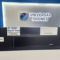 BOSE SOLO SOUNDBAR-2 NEW IN BOX $1 DOWN  TODAY REST IN PAYMENTS.NO CREDIT CHECK 