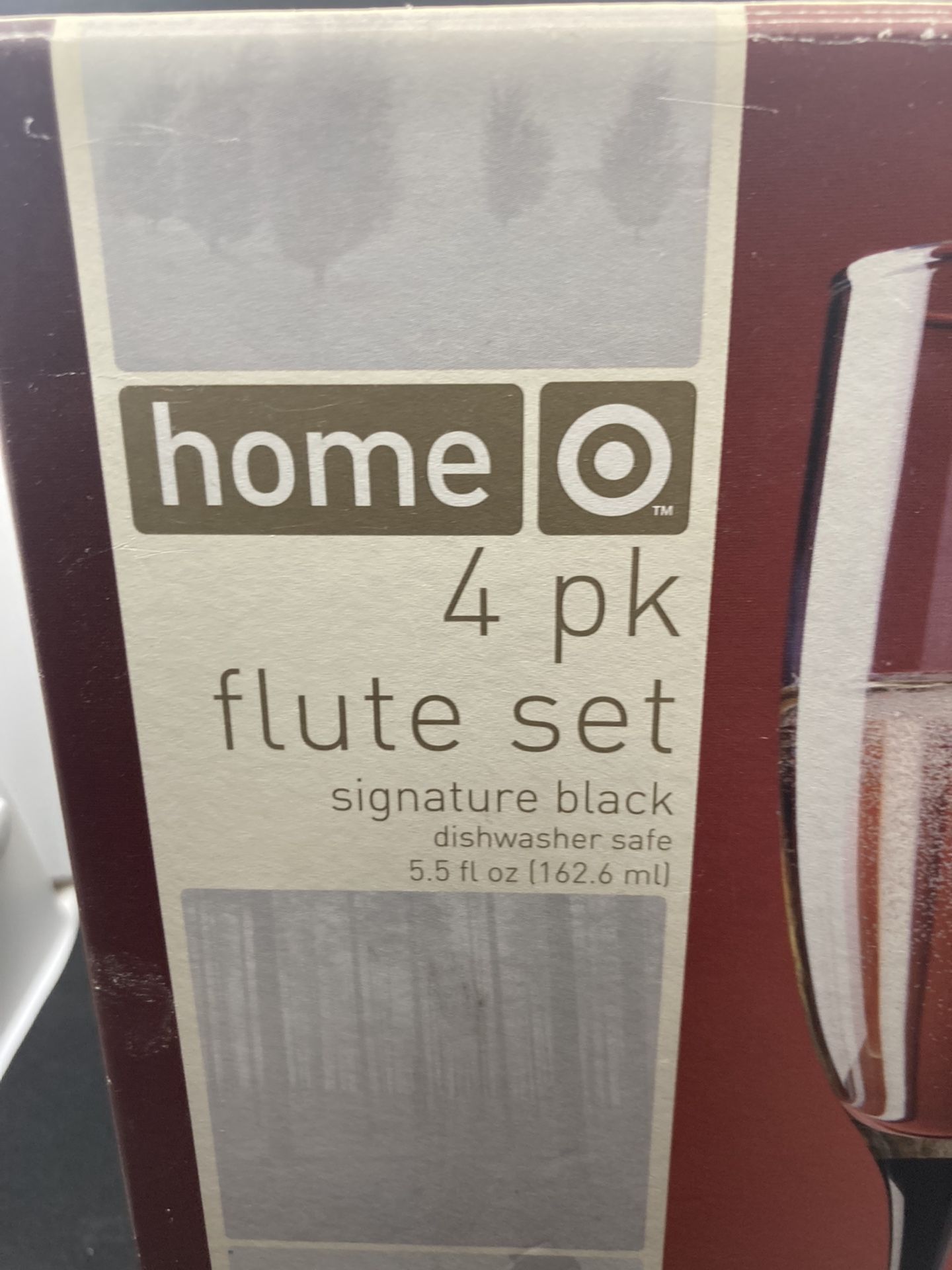 4 Flute Glasses