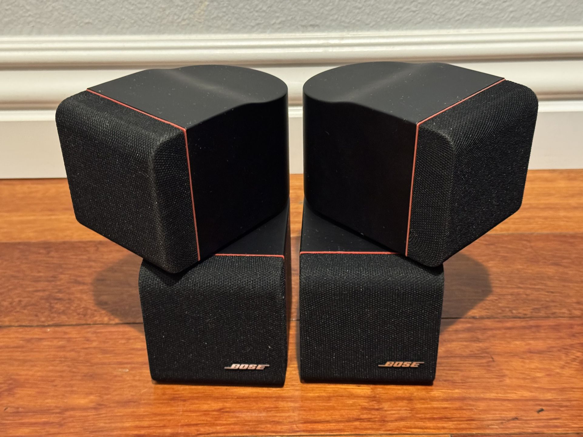 Bose Red Line Cube Speakers Subwoofer Monster Cable