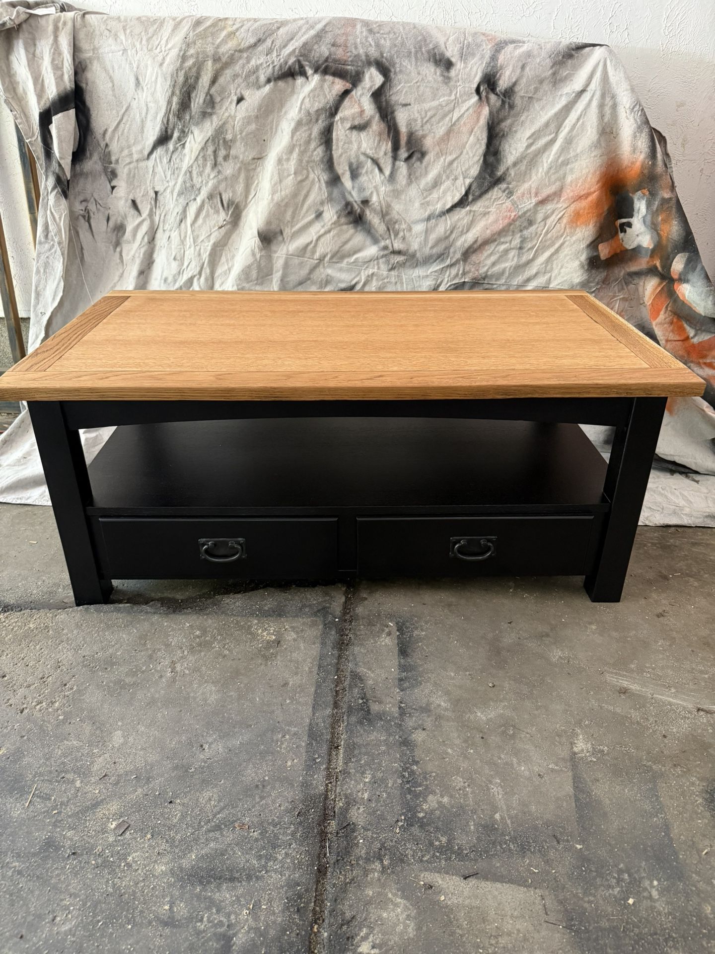 Refinished Two Tone Coffee Table