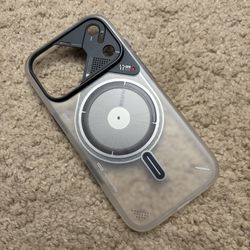 Aulumu A17 iPhone 17 Pro Magnetic Thermal Case | CoolHyper | with Camera Control | IMD Technology | Compatible with Magsafe | Touch Translucent White