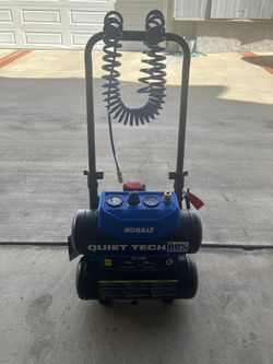 Kobalt QUIET TECH 4.3-Gallon Portable Electric 150 PSI Twin stack Air Compressor
