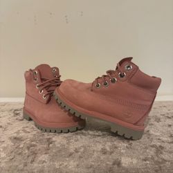 Pink Timbaland Boots - Size 7C