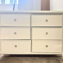 Mid Century White Dresser