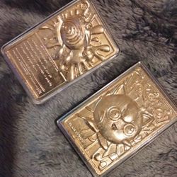 Pokemon 23 Kt Gold Plated 