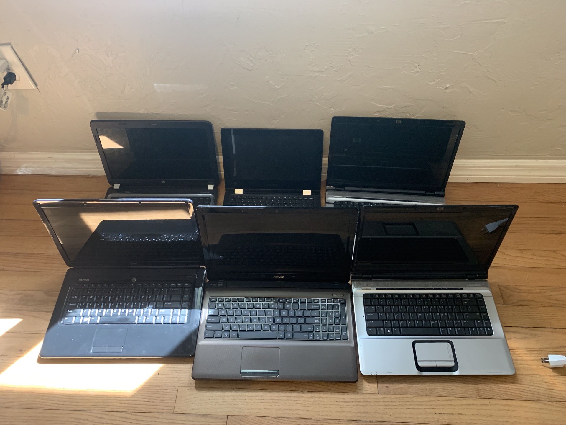 Dell Lenovo HP Asus Computer lot for sale for parts or repair AS IS