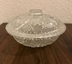 Sweet Glass Bowl with Matching Lid