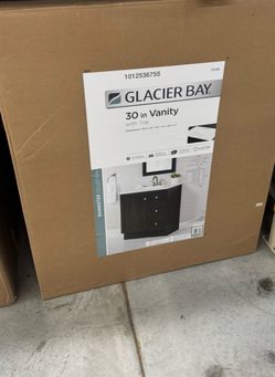 Glacier Bay 30in Dark Brown Vanity