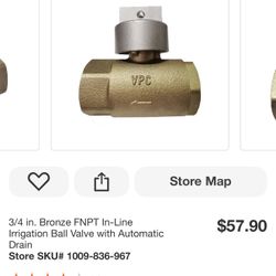 3/4 ball valve