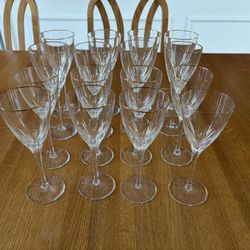 Crystal Wine And Water Goblets